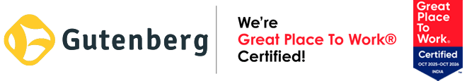 Gutenberg has been Certified™ as a Great Place to Work