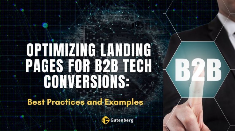 B2B SaaS landing pages