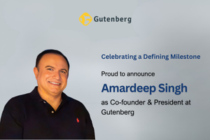Amardeep Singh as Co-Founder and President at Gutenberg
