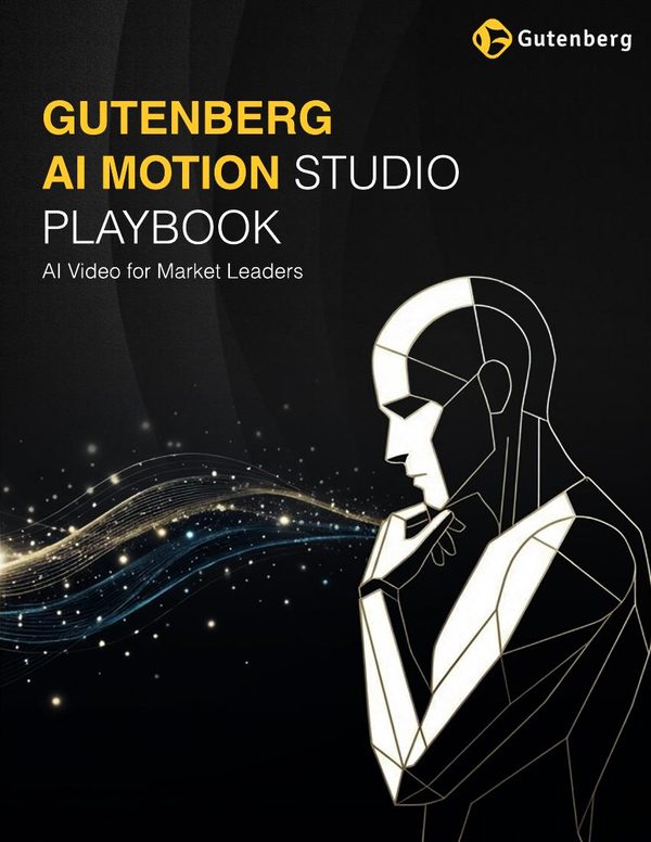 AI Motion Studio Playbook cover