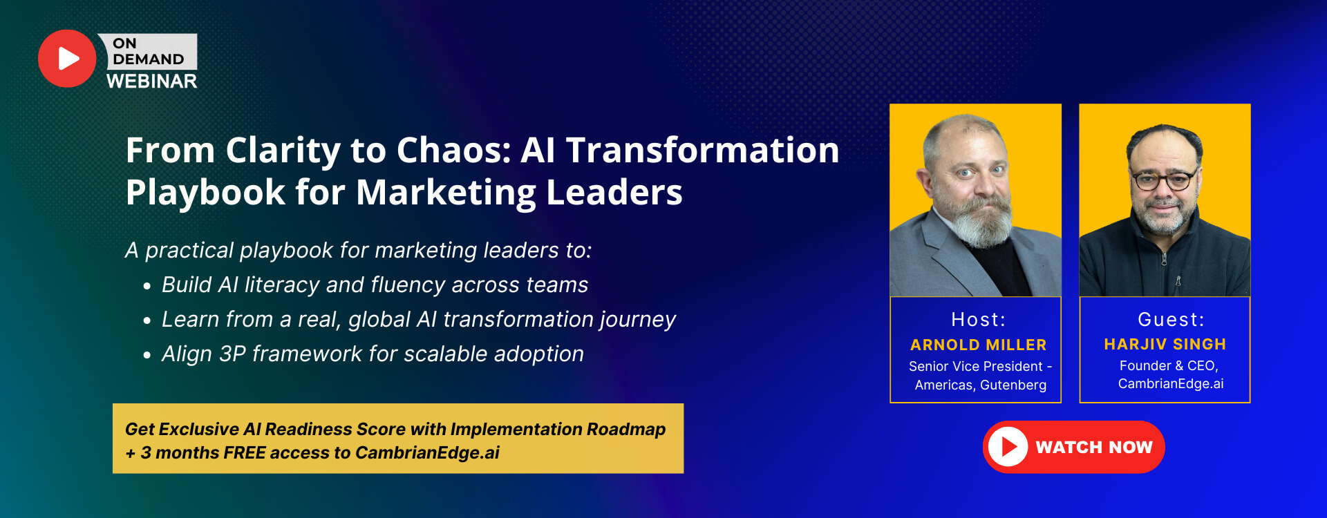 From Clarity to Chaos AI Transformation Playbook for Marketing Leaders