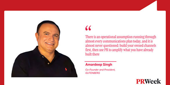 Pivot from amplification to becoming 'citation-worthy' Amardeep Singh